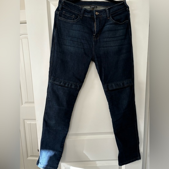 Denim Biker Riding Jeans - Picture 1 of 4